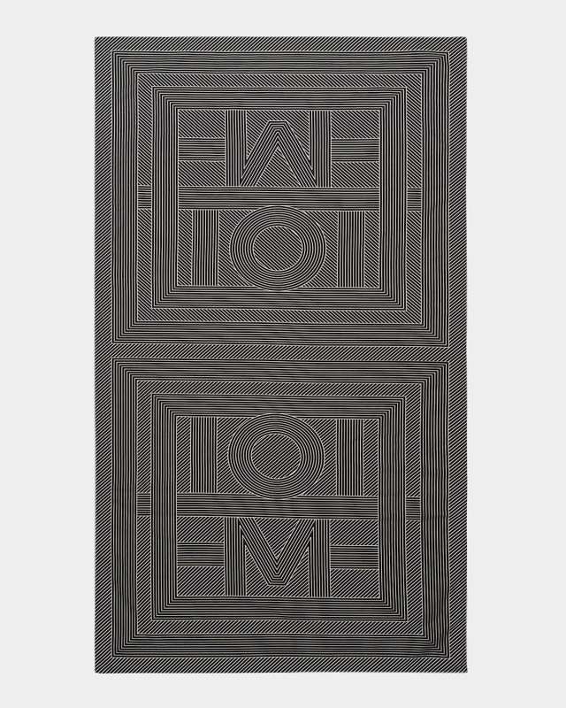 Striped Monogram Sarong